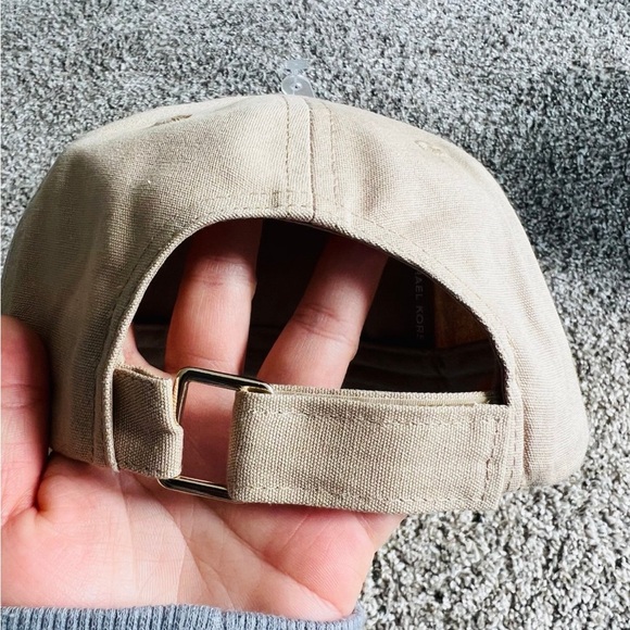 Michael Hat Baseball Cap Khaki Embroidered Logo - Picture 4 of 6